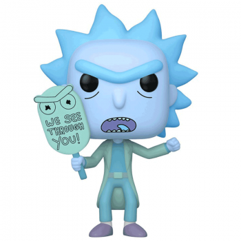FUNKO POP! - Animation - Rick and Morty Hologram Rick Glow in the Dark #665 Special Edition